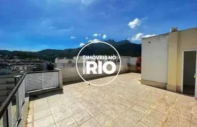 Cobertura com 3 quartos à venda na rua ituverava, --, freguesia (jacarepaguá), rio de janeiro, 155 m2 por r$ 550.000