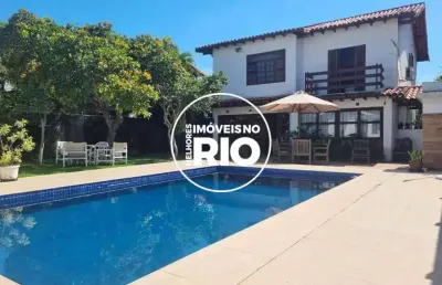 Casa em condomínio fechado com 4 quartos à venda na avenida das américas, --, barra da tijuca, rio de janeiro, 425 m2 por r$ 3.450.000