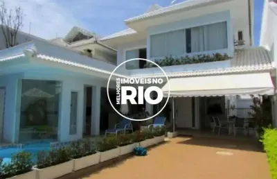 Casa em condomínio fechado com 5 quartos à venda na avenida das américas, --, barra da tijuca, rio de janeiro, 305 m2 por r$ 3.200.000