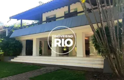 Casa em condomínio fechado com 6 quartos à venda na avenida assis chateaubriand, --, barra da tijuca, rio de janeiro, 700 m2 por r$ 8.470.000
