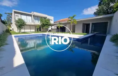 Casa em condomínio fechado com 5 quartos à venda na avenida das américas, --, barra da tijuca, rio de janeiro, 1000 m2 por r$ 9.900.000