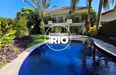 Casa em condomínio fechado com 4 quartos à venda na avenida das américas, --, barra da tijuca, rio de janeiro, 500 m2 por r$ 5.500.000