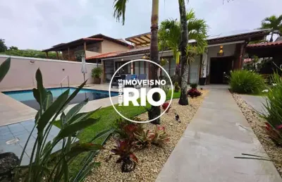 Casa em condomínio fechado com 4 quartos à venda na avenida das américas, --, barra da tijuca, rio de janeiro, 300 m2 por r$ 4.700.000