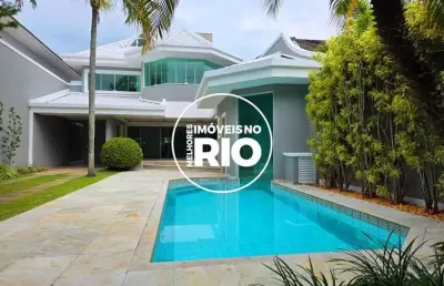 Casa em condomínio fechado com 4 quartos à venda na avenida das américas, --, barra da tijuca, rio de janeiro, 350 m2 por r$ 4.100.000