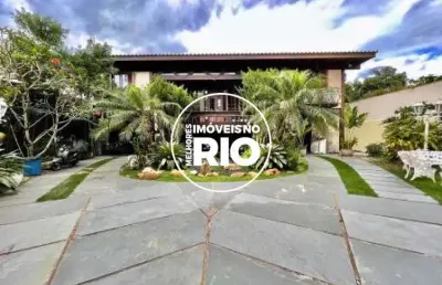 Casa em condomínio fechado com 4 quartos à venda na avenida das américas, --, barra da tijuca, rio de janeiro, 1000 m2 por r$ 5.500.000