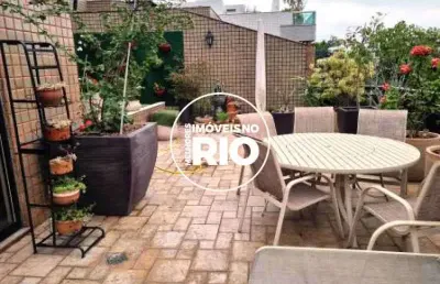 Cobertura com 5 quartos à venda na avenida belisário leite de andrade neto, --, barra da tijuca, rio de janeiro, 380 m2 por r$ 3.800.000