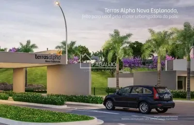 Terreno em condomínio à venda em votorantim, terras alpha nova esplanada 5 com 300m² de área