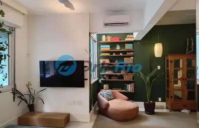 Apartamento com 3 quartos à venda na avenida atlântica, leme, rio de janeiro, 74 m2 por r$ 1.200.000