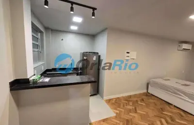 Kitnet / stúdio à venda na rua gustavo sampaio, leme, rio de janeiro, 36 m2 por r$ 600.000