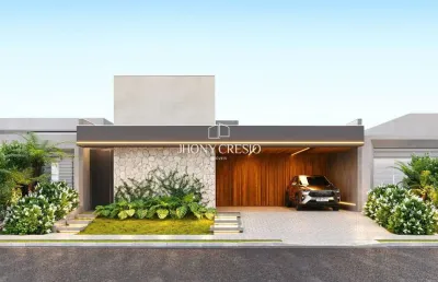 Condomínio ouro verde - casa alto padrão em construção com 3 suítes  no condomínio ouro verde.