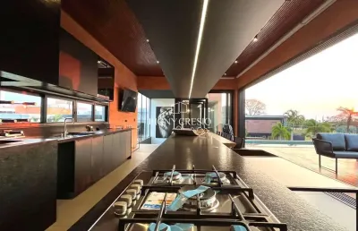 Porto rico resort residence - porto rico resort, casa com 5 suítes, elevador, mobiliada, sauna.