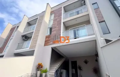 Casa em condomínio fechado com 4 quartos à venda em água verde, blumenau , 125 m2 por r$ 689.990
