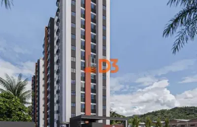 Apartamento com 2 quartos à venda no itoupava central, blumenau , 47 m2 por r$ 310.796