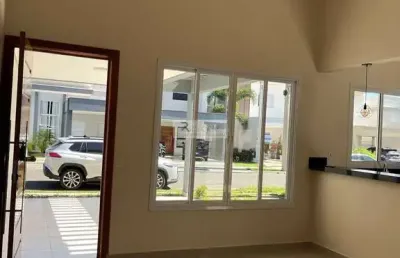 Casa em condomínio fechado com 3 quartos para alugar no jardim park real, indaiatuba , 150 m2 por r$ 5.100