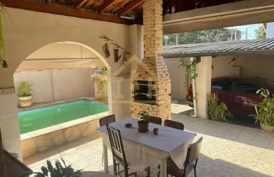 Casa para venda em taubaté, chácara do visconde, 4 dormitórios, 2 suítes, 3 banheiros, 4 vagas
