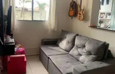 Apartamento para venda em taubaté, parque são cristóvão, 2 dormitórios, 1 banheiro, 1 vaga