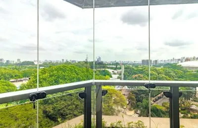 Amplitude,sofisticação e vista para o parque ibirapuera