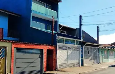 Casa sobreposta para alugar – 2 dormitórios  – continental 1, guarulhos