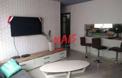 Apartamento à venda, 105 m² por r$ 455.000,00 - marapé - santos/sp