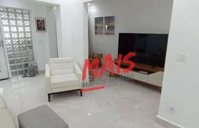 Sobrado com 3 dormitórios à venda -  200 m ² - embaré - santos/sp