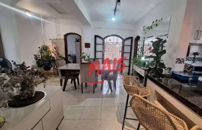 Sobrado à venda, 90 m² por r$ 550.000,00 - encruzilhada - santos/sp