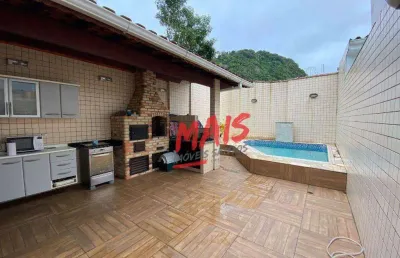 Casa com 3 quartos para alugar no Marapé, Santos 