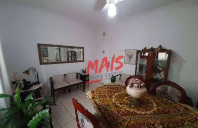 Apartamento com 2 dormitórios à venda, 70 m²  - gonzaga - santos/sp