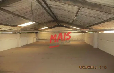Barracão / Galpão / Depósito para alugar no Macuco, Santos 