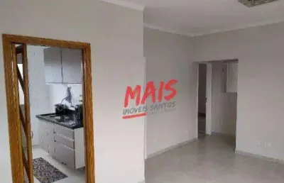 Apartamento com 2 dormitórios à venda, 63 m² por r$ 420.000,00 - macuco - santos/sp