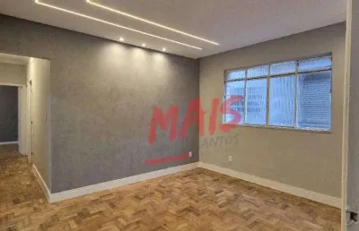 Apartamento com 3 dormitórios, 80 m² - venda por r$ 510.000 ou aluguel por - embaré - santos/sp