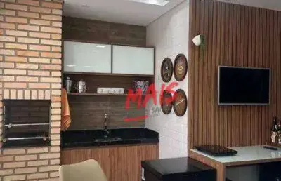 Casa com 2 dormitórios à venda, 125 m²  - vila belmiro - santos/sp