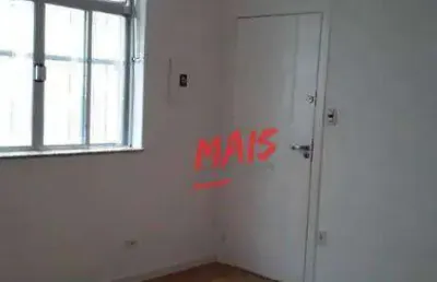 Apartamento com 1 dormitório à venda, 43 m² - embaré - santos/sp