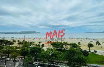 Apartamento com 3 dormitórios à venda, 147 m²  - gonzaga - santos/sp