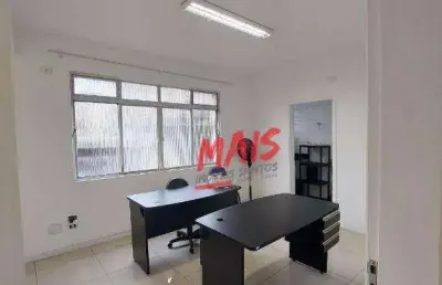 Sala comercial com 2 salas para alugar no Centro, Santos 