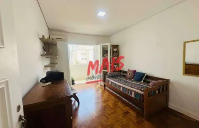 Apartamento com 2 dormitórios à venda, 78 m² por r$ 600.000,00 - boqueirão - santos/sp