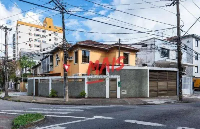 Sobrado comercial de esquina  no embaré - santos/sp