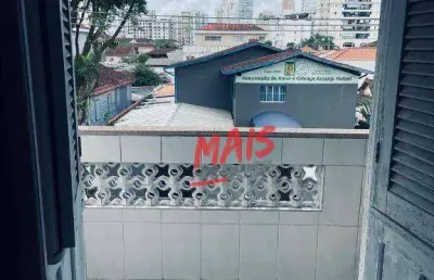 Apartamento com 2 dormitórios à venda, 81 m² - marapé - santos/sp