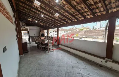 Casa com 4 dormitórios à venda, 185 m² por r$ 1.300.000,00 - aparecida - santos/sp