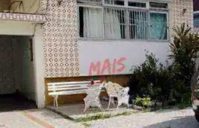 Casa com 3 dormitórios à venda - marapé - santos/sp