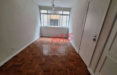 Apartamento com 1 dormitório à venda, 40 m²  - gonzaga - santos/sp