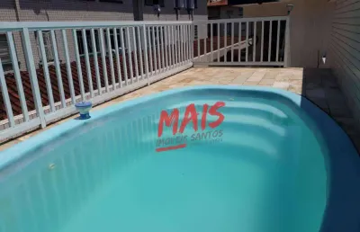 -sobreposta alta duplex, com piscina e 4 suítes, 240 m² - pompéia - santos/sp