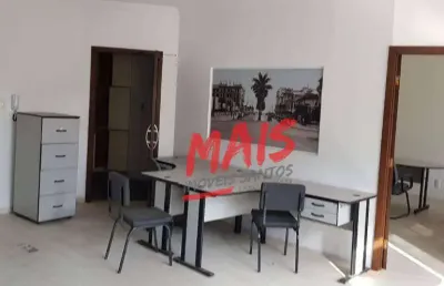 Sala comercial para locação, no centro de santos, sp
