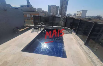 Cobertura com 2 quartos à venda no Boqueirão, Santos 
