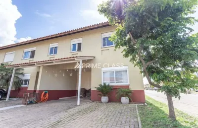 Casa em condomínio fechado com 3 quartos à venda na rua república, 2708, harmonia, canoas por r$ 429.000