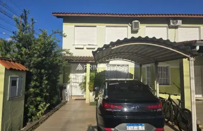 Casa em condomínio fechado com 3 quartos à venda na rua henrique stefani, 801, igara, canoas por r$ 478.000