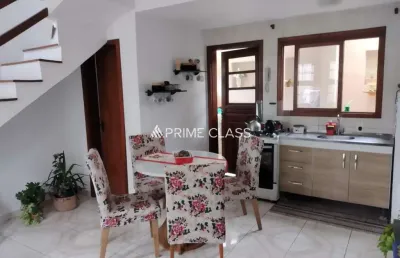 Casa em condomínio fechado com 2 quartos à venda na rua cantegril, 925, jardim krahe, viamão por r$ 295.000