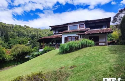 Casa para venda em teresópolis, golfe, 5 dormitórios, 3 suítes, 5 banheiros, 2 vagas