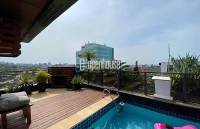 Cobertura para venda e locação 209m² c suíte e 2 vagas no parque iguatemi chácar