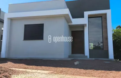 Casa nova de condomínio 3 dormitórios centro de viamão