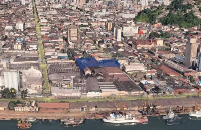 Galpão comercial no centro de santos área próxima do porto de santos 4200m